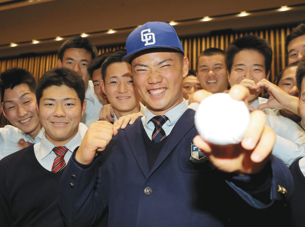 中日ドラゴンズ4位・福田幸之介（履正社高） 「母の表情見て選ば
