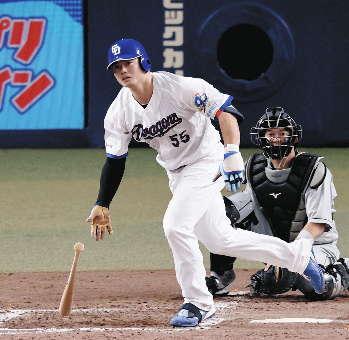 4番の仕事！中日・細川成也、先制打を含むマルチ安打「残り2試合