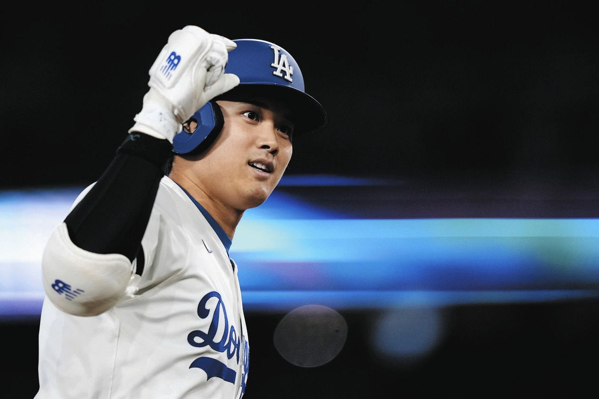 大谷翔平+ベーブルース 500奪三振100本塁打記念 エンゼルス
