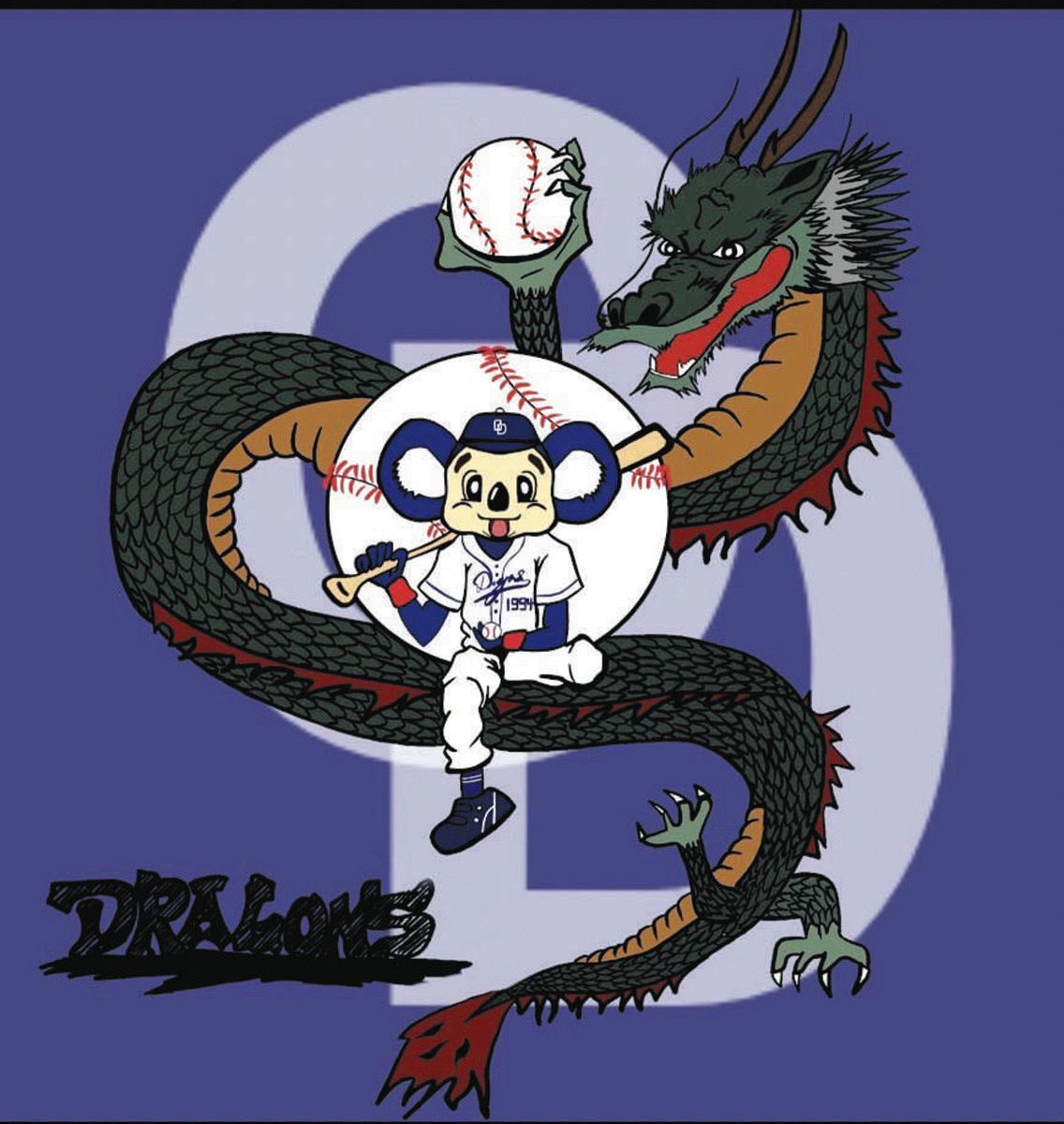 ◇中日・鈴木博志画伯のイラスト集【写真】：中日スポーツ・東京中日