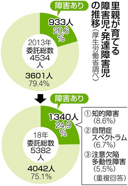 里親養育の子 ４人に１人に障害 厚労省 支援へ専門家派遣モデル事業 中日新聞web