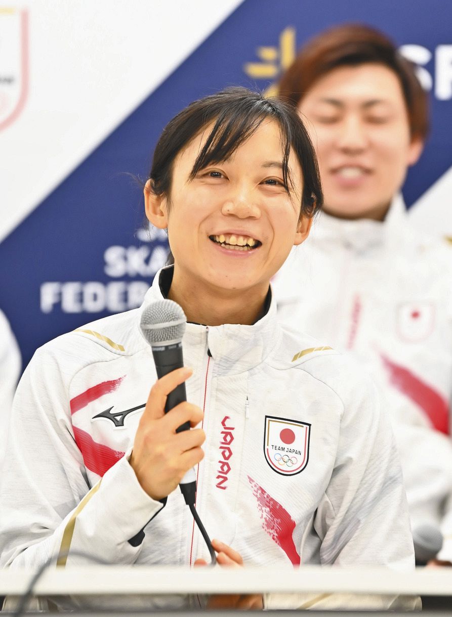 高木美帆 が選手団を代表して決意表明 北京オリンピックの名誉ある日本代表選手に選ばれたことを誇りとし スピードスケート 中日スポーツ 東京中日スポーツ
