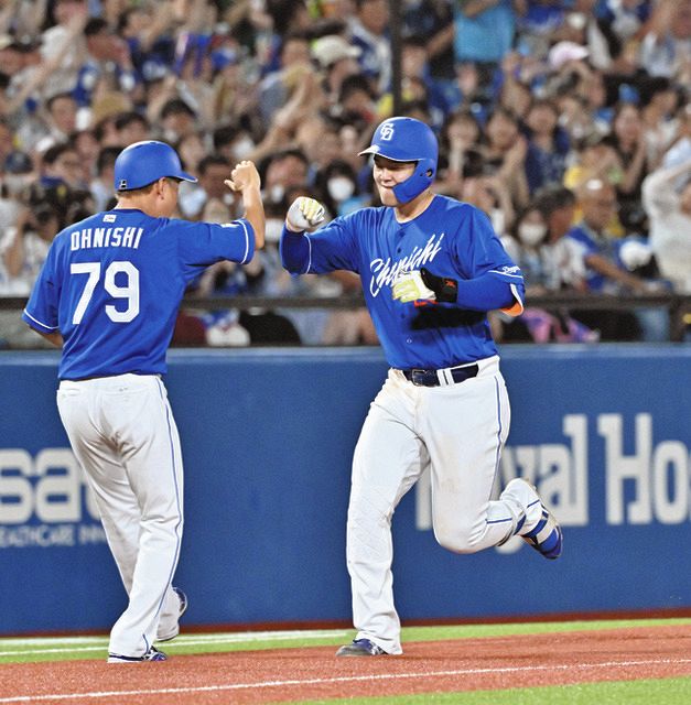 石川昂弥1試合2本塁打の大暴れで快勝 ヤクルト先発サイスニード相手に