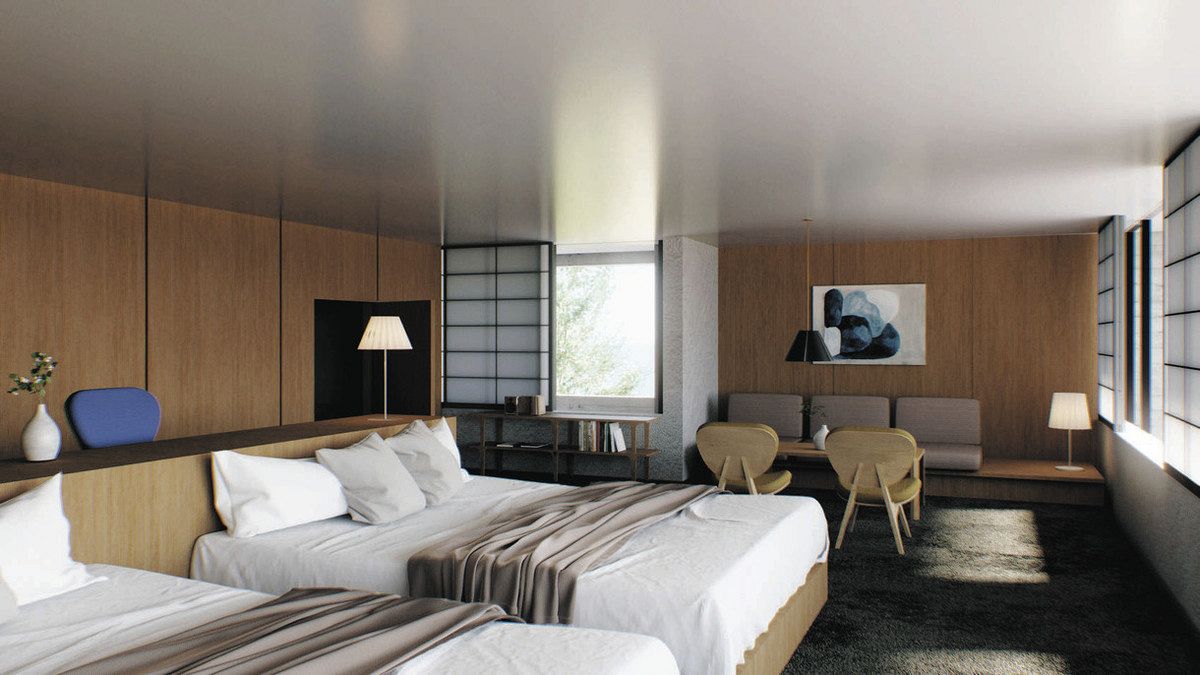 三重県伊賀市役所旧庁舎のホテル「泊船」7月21日開業 宿泊予約受け付け