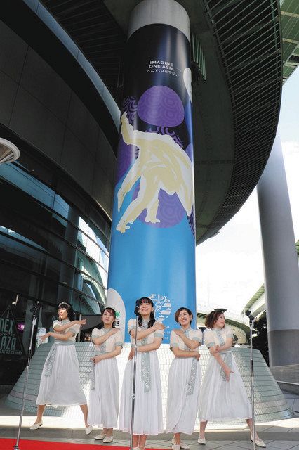 名古屋高速公社 50年記念し橋脚アート 名芸大生がデザイン 中日新聞web 名古屋高速公社 50年記念し橋脚アート 名芸大生がデザイン 中日新聞web