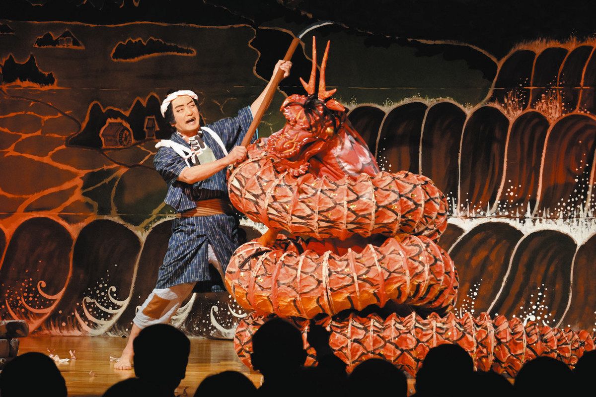 1961年に伊那谷襲った「三六災害」を題材に迫力と熱気 中尾歌舞伎の