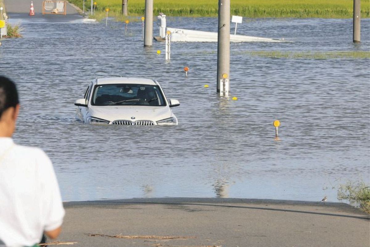 台風15号で建物浸水、道路冠水…西三河でも猛威 岡崎では避難指示も：中