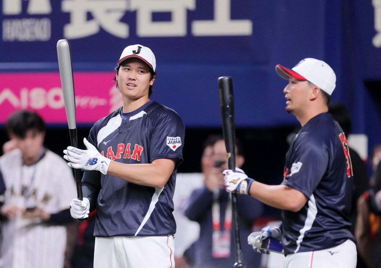 侍・大谷翔平、鈴木誠也と異次元の『5階席弾』競演 異例の2日連続