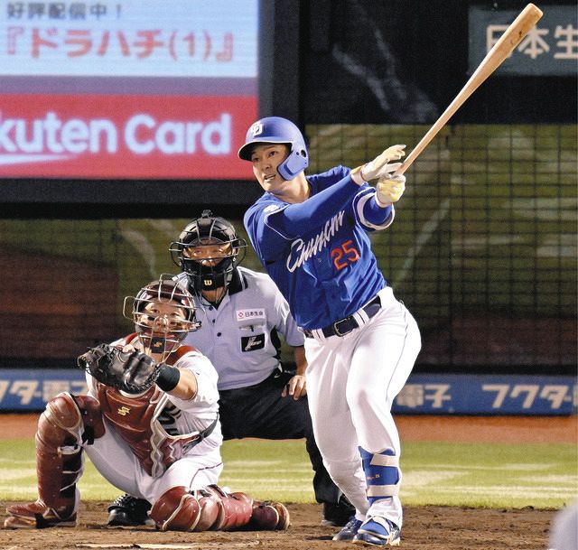 中日・石川昂弥「最低限の仕事」犠飛で13試合ぶり打点…3試合ぶり安打も