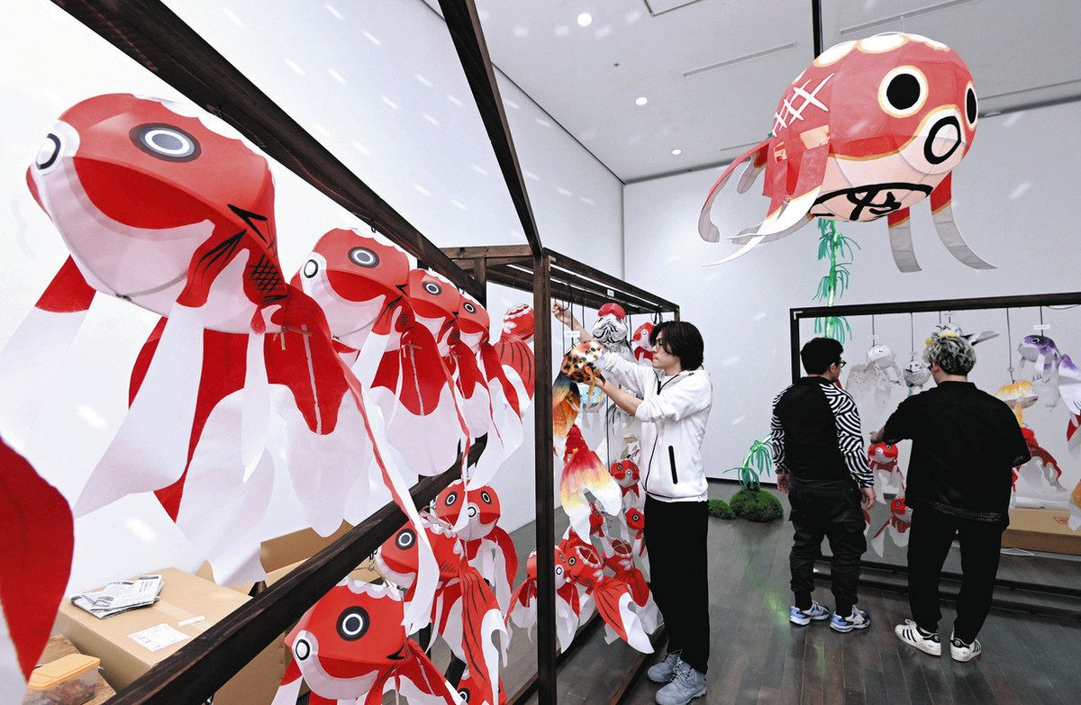 石川・金魚美抄】泳ぎ出すアート 21美できょう開幕：北陸中日新聞Web
