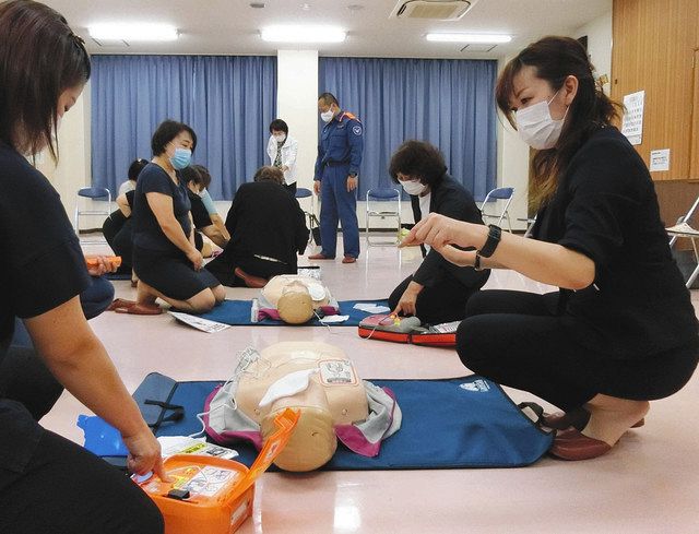 コロナに対応した ａｅｄの使い方は 南砺で講習会 北陸中日新聞web