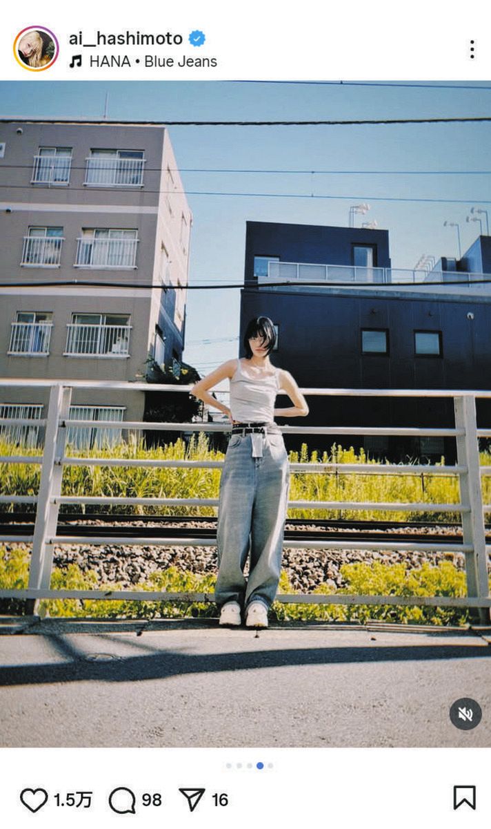 ◇橋本愛、「ほっそっ」引き締まったウエスト【写真】：中日スポーツ