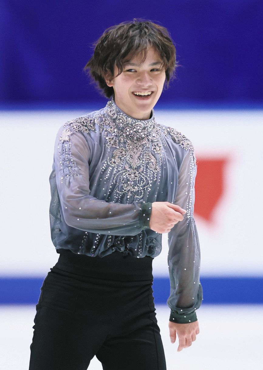 写真】演技を終え笑顔の宇野昌磨：中日スポーツ・東京中日スポーツ