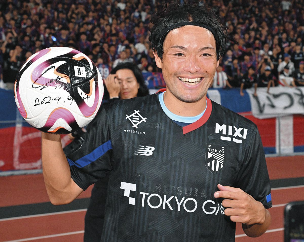 FC東京・MF東慶悟、親子3人初入場の一戦で今季初得点 「一生懸命ピッチ