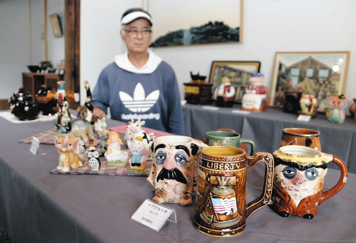 昭和の輸出用陶器がずらり 常滑でノベルティー32点展示：中日新聞Web