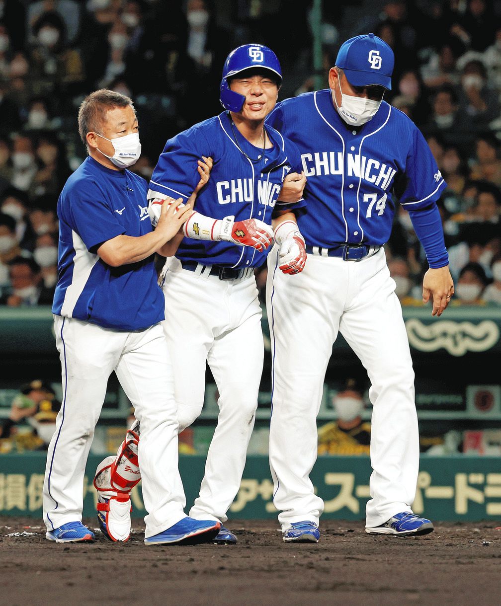 中日】右ひざ死球の大島洋平が抹消 代わって高橋周平を1軍登録：中日