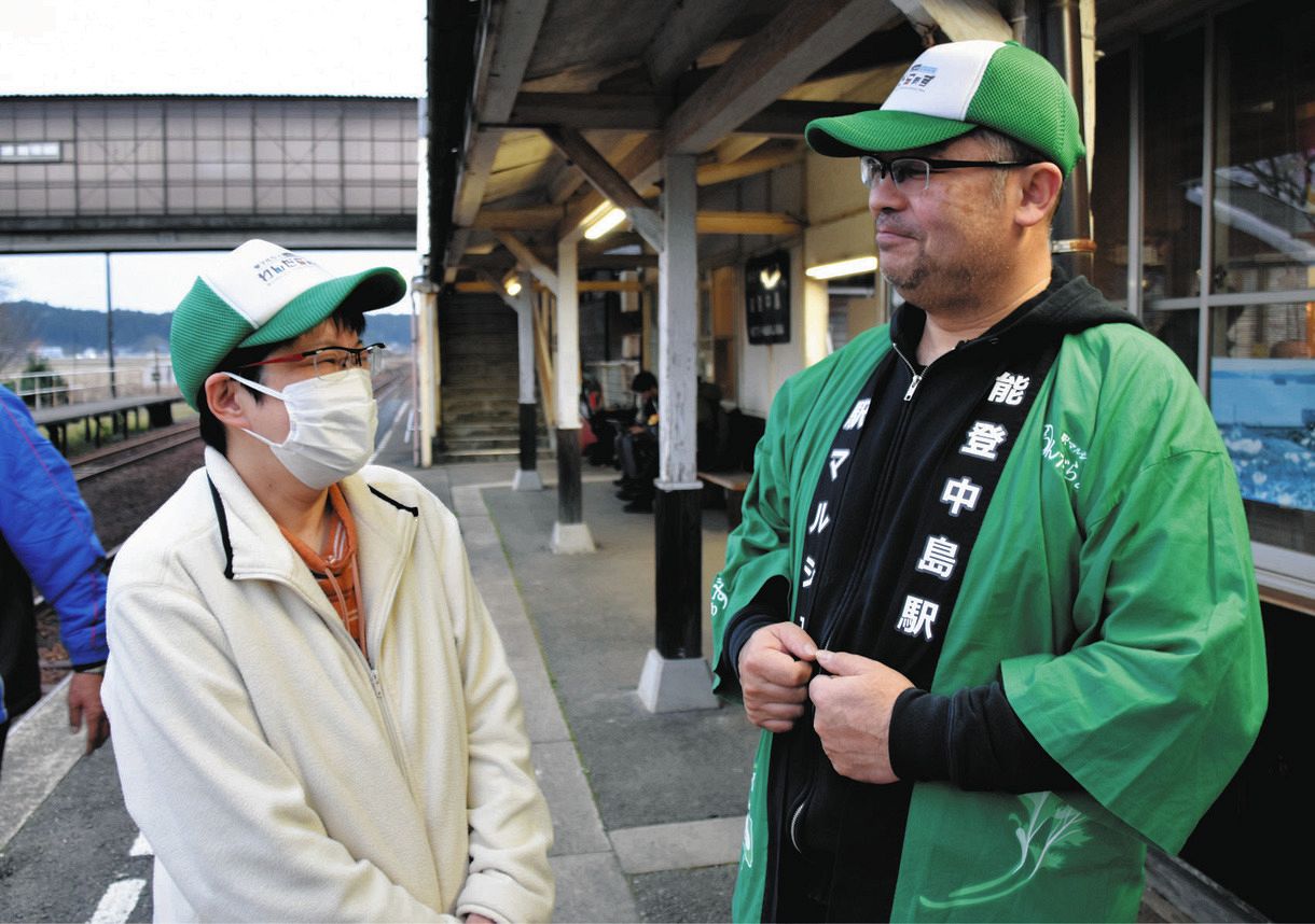 のと鉄道」復旧作業、毎日見守った 小さな駅長の大きなエール：中日新聞Web