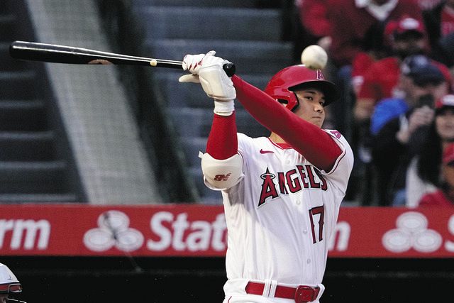 大谷翔平、無安打も７回に貴重な四球選び、決勝点につなげる