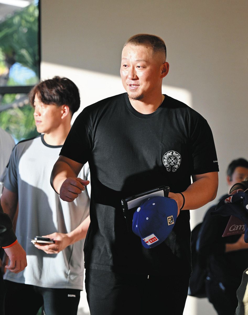 中日・中田翔「目指すのはもちろん日本一」公言「みんなにも、僕自身も 