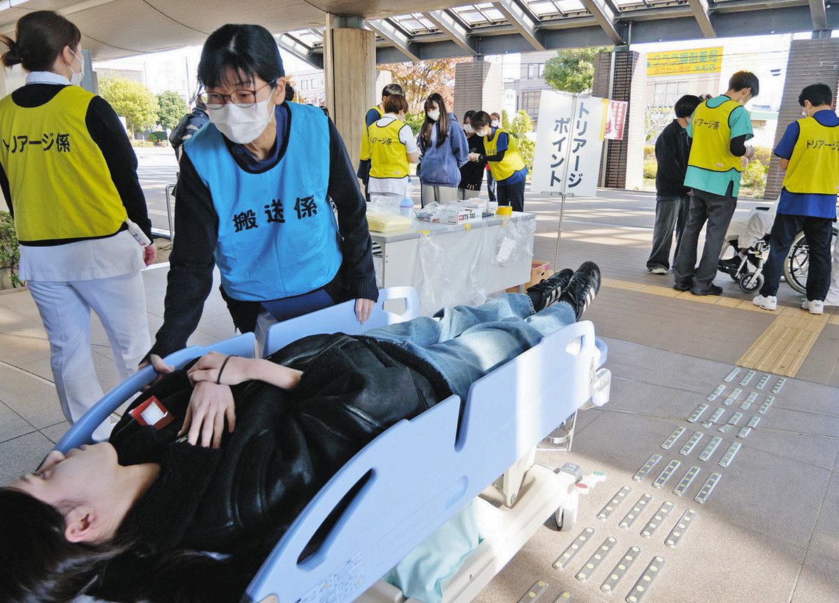 医療訓練 中部9県災害医療チーム 大地震想定し緊迫の訓練：日刊県民福井Web
