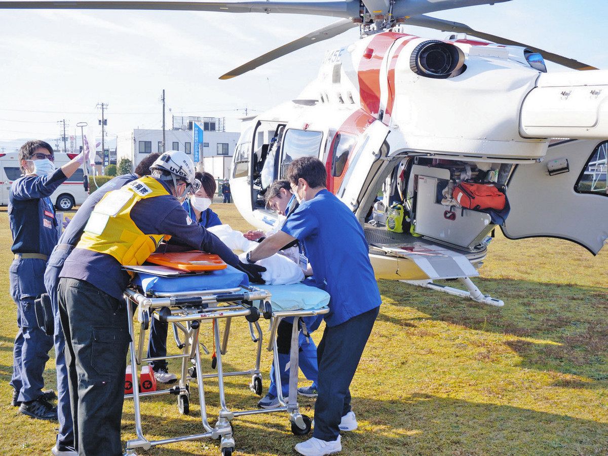 医療訓練 中部9県災害医療チーム 大地震想定し緊迫の訓練：日刊県民福井Web