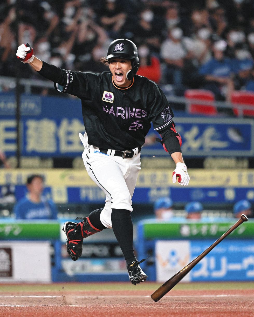 今宵は ヒロミナイト 岡大海サヨナラ打でロッテ連敗ストップ 借金を 5 に縮める 中日スポーツ 東京中日スポーツ