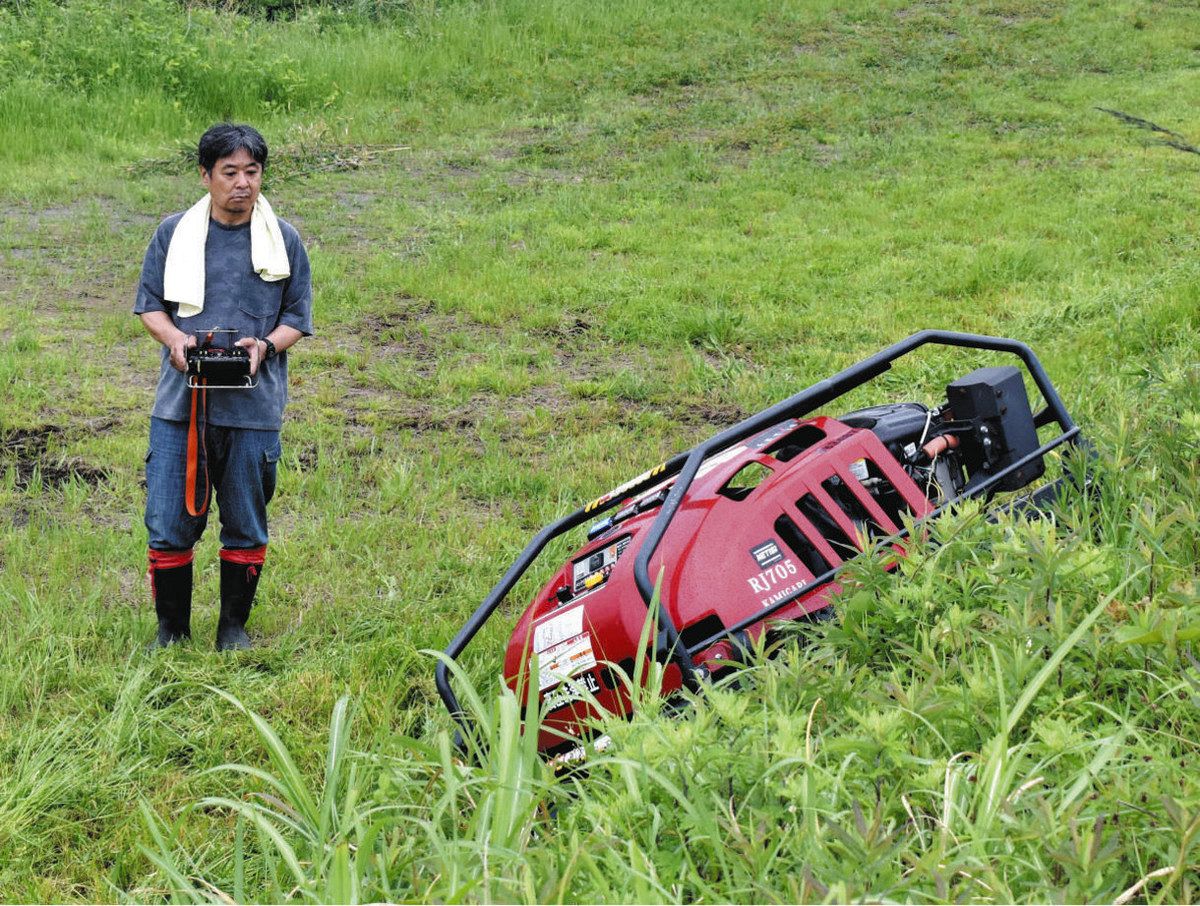 自走式草刈り機を市が貸し出し 掛川、地区対象に開始：中日新聞しずおかWeb