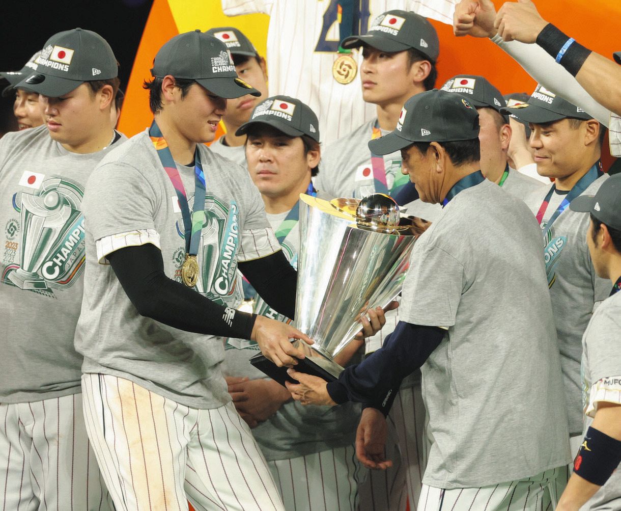 野球WBC 日本代表 侍ジャパン 優勝記念 キャップ グレー - 記念品/関連