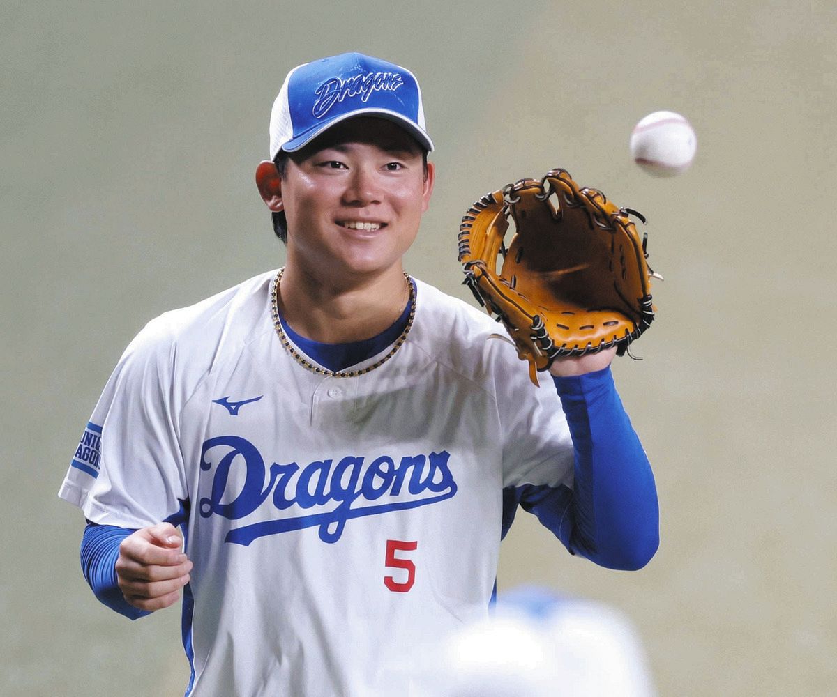 村松開人 刺繍ユニフォーム 中日ドラゴンズ 5 掲載名✨shokenさま✨ ご