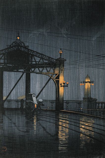 真作木版画 川瀬巴水 東京十二題【春の阿多ボ山】