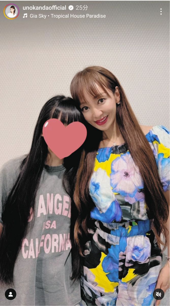 神田うの、娘との人生初ヘアドネーション【写真】：中日スポーツ・東京中日スポーツ
