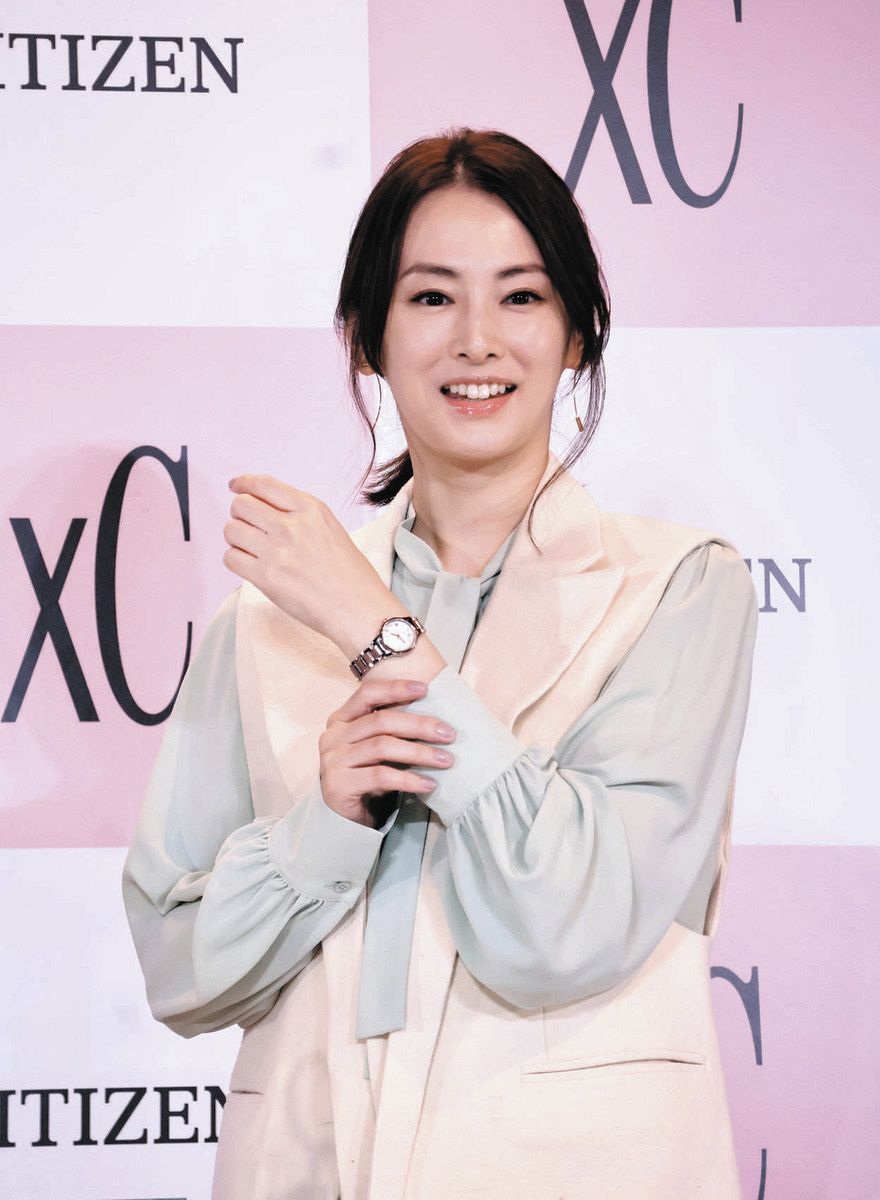 北川景子イメージキャラクター14年目 シチズン クロスシーPR発表会