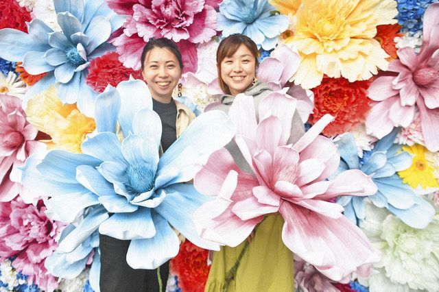 造花の写真スポット人気 大野 １５日までコンテスト 日刊県民福井web