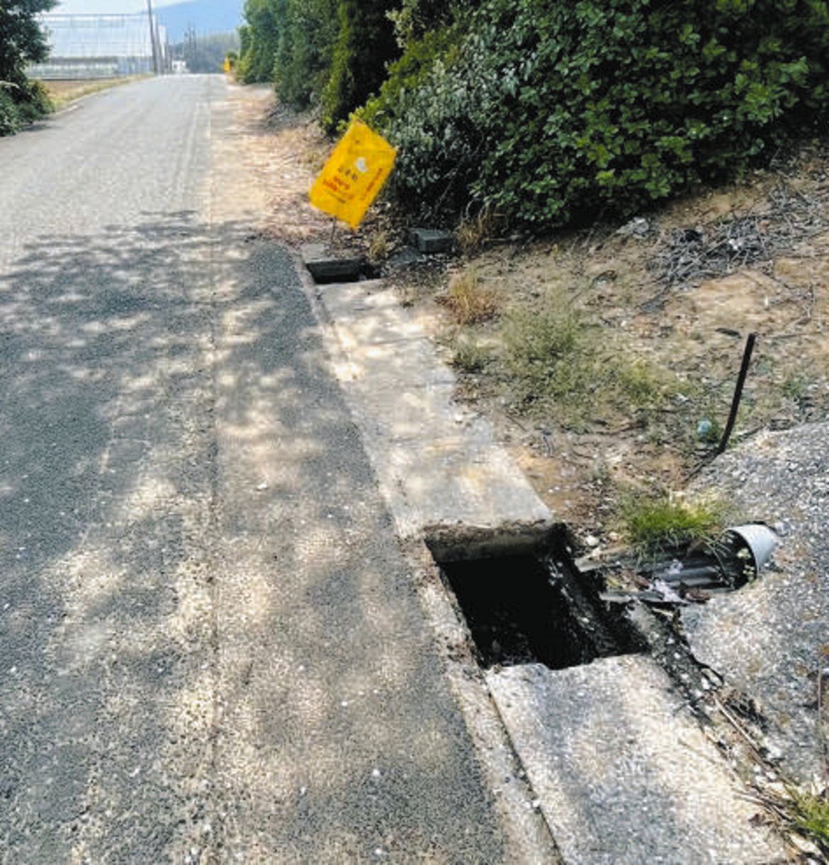グレーチング27枚、相次いでなくなる 田原市の赤羽根地区、数年前にも 