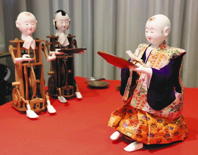 木製 伝統工芸品 職人 木こり からくり人形 商品の説明木こりが丸太を鋸で…