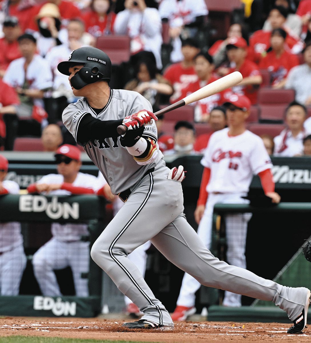 巨人・坂本勇人が449本目の二塁打、福本豊に並び歴代2位タイ 立浪和義以来史上2人目の450二塁打へあと1：中日スポーツ・東京中日スポーツ