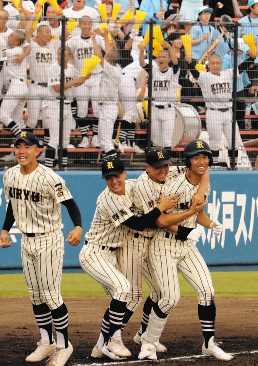 桐生第一・大塚蓮央、公式戦初打席で逆転サヨナラ打「頭が真っ白になっ