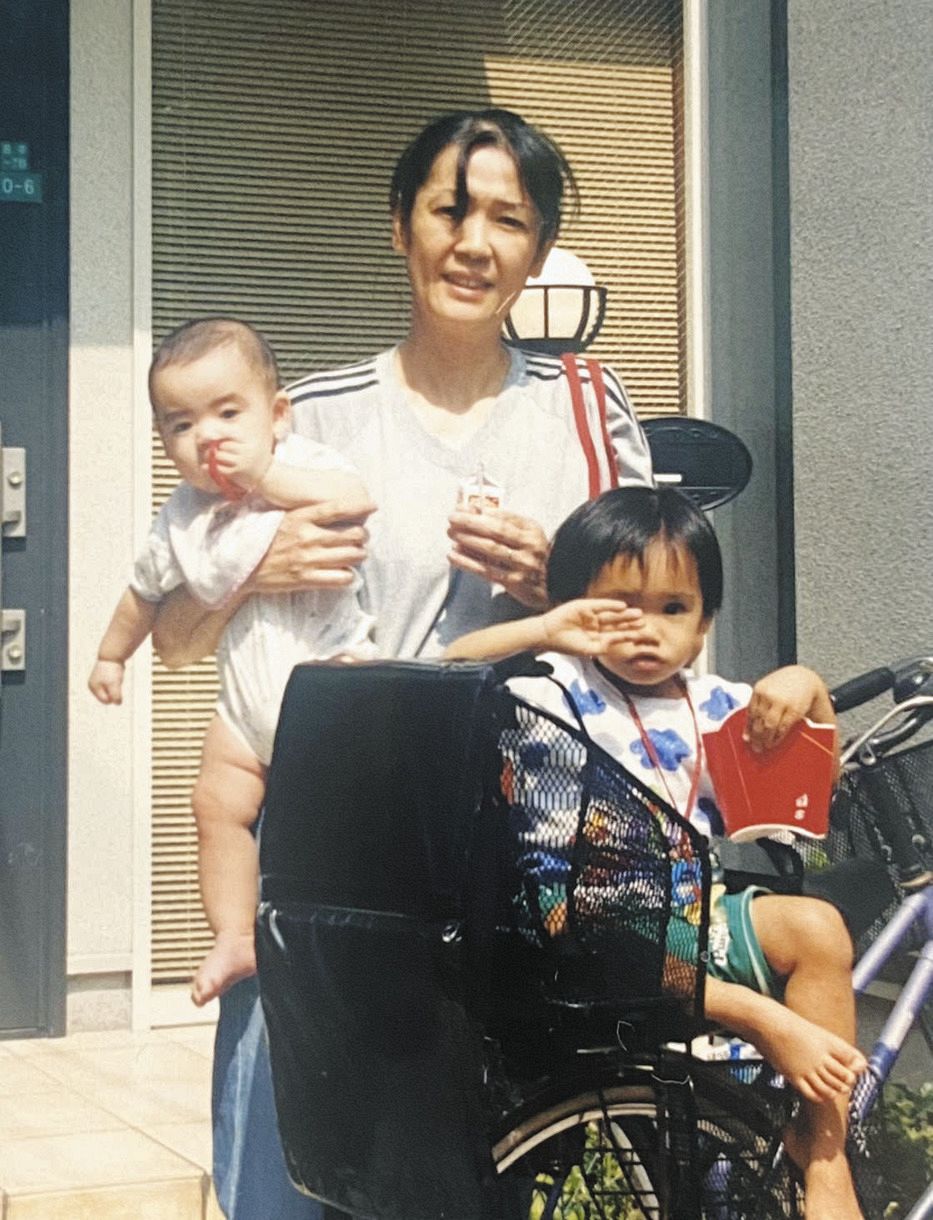少年　母 