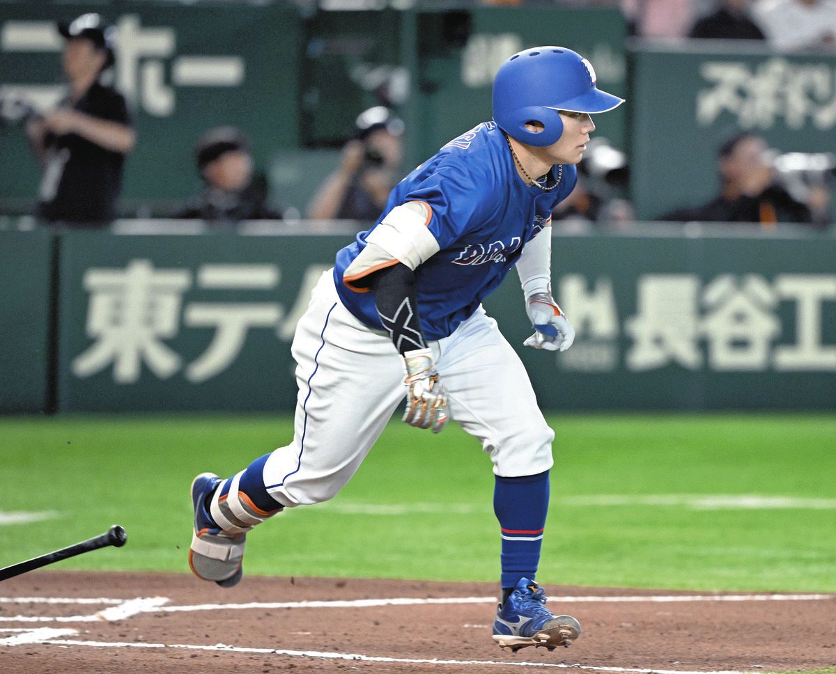中日・村松開人、8回にチーム唯一となる安打「（状態が）まだまだ