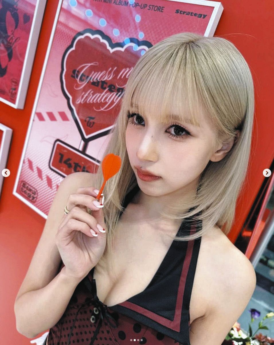 ◇TWICE・MINA、「似合いすぎィ」新ヘアショット【写真複数】：中日