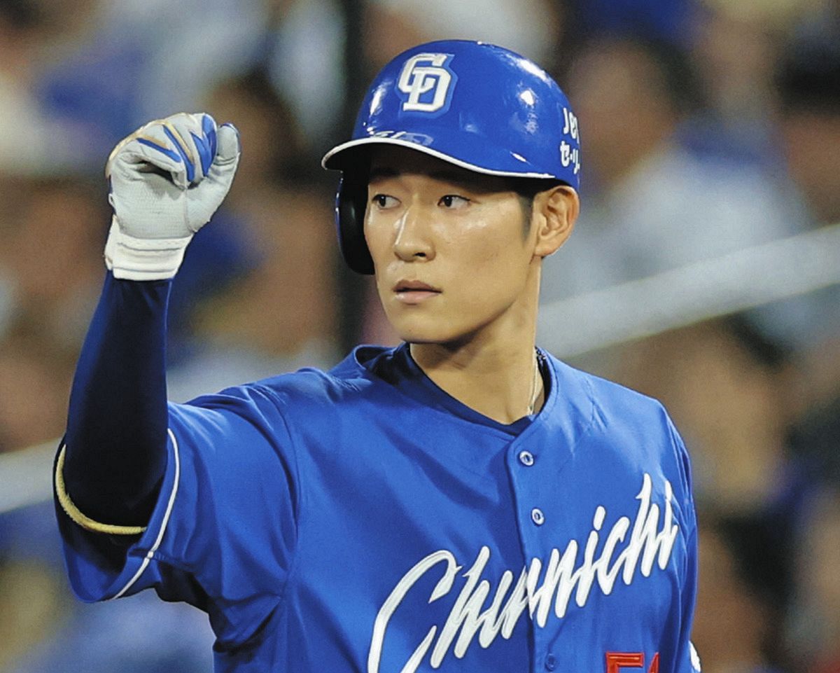 ◇中日・上林誠知、チーム最速2桁本塁打！今季10号先頭打者弾【動画