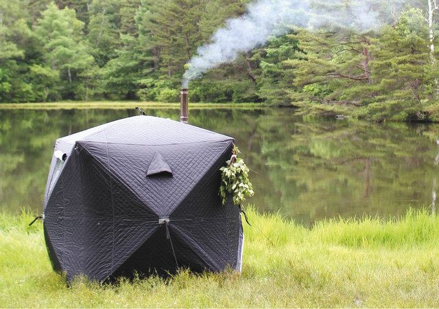 組み立て60秒、サウナ用テント 羽島の「OLTAS」が開発 組み立て60秒、サウナ用テント 羽島の「OLTAS」が開発