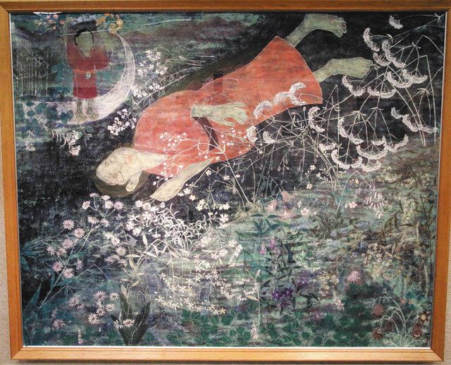 妻の遺作、絵本に仕上げ 大津で画家・鈴木さん、故三橋さんの思い並ぶ