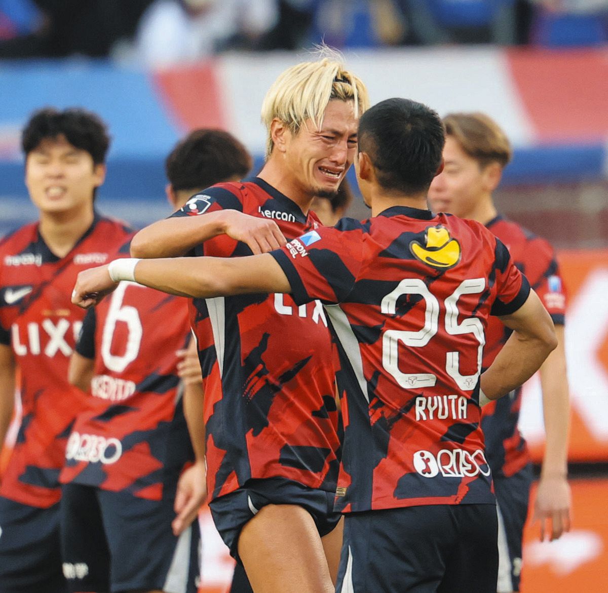 男泣き！J1鹿島王座奪還劇の主役・鈴木優磨 点取り屋から得点と