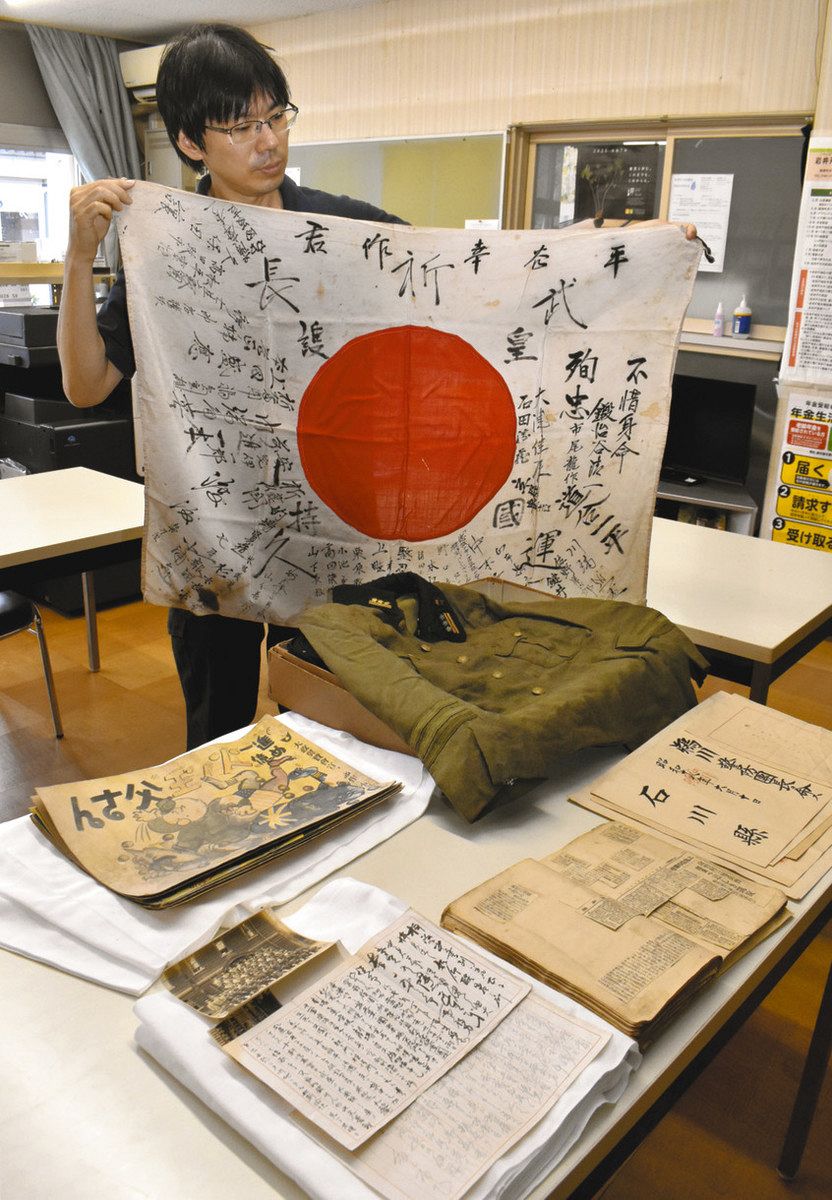 2025年 戦後80年】 伝える 戦中ムード 能登町の被災民家で資料続々