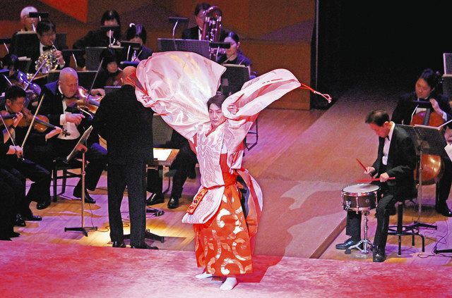 萬斎さん × ＯＥＫ 迫力の舞と演奏 来秋の百万石文化祭へ共演：北陸中日新聞Web