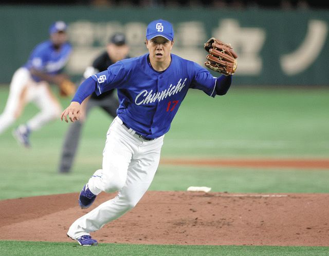 柳裕也、6イニングを4安打2失点で降板 力投を見せるも勝利投手の権利をつかむことはできず【中日】：中日スポーツ・東京中日スポーツ