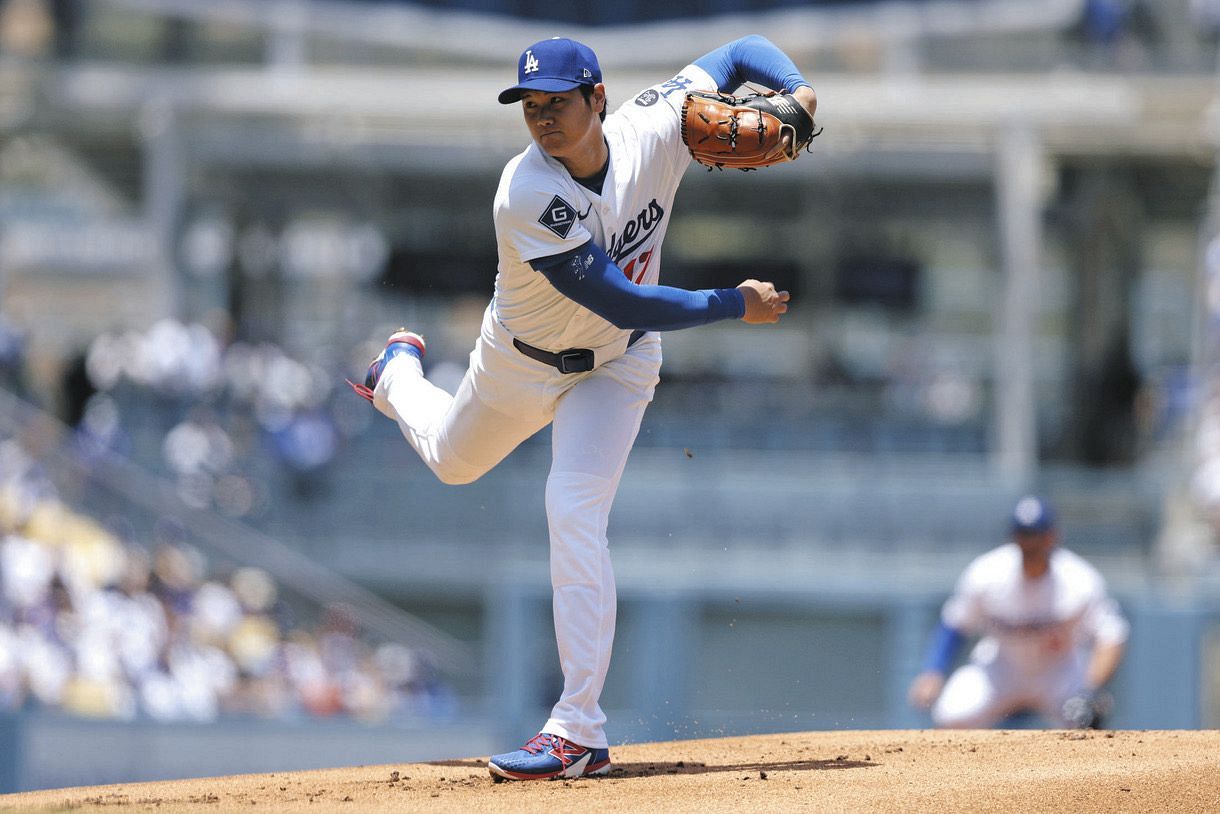投手・大谷翔平、初回いきなり155キロツーシームで相手打者の