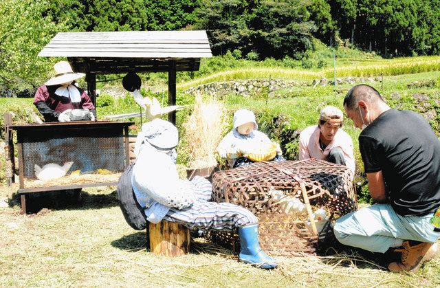 昭和30〜40年の農村風景を再現 設楽のチームTAKOが新城