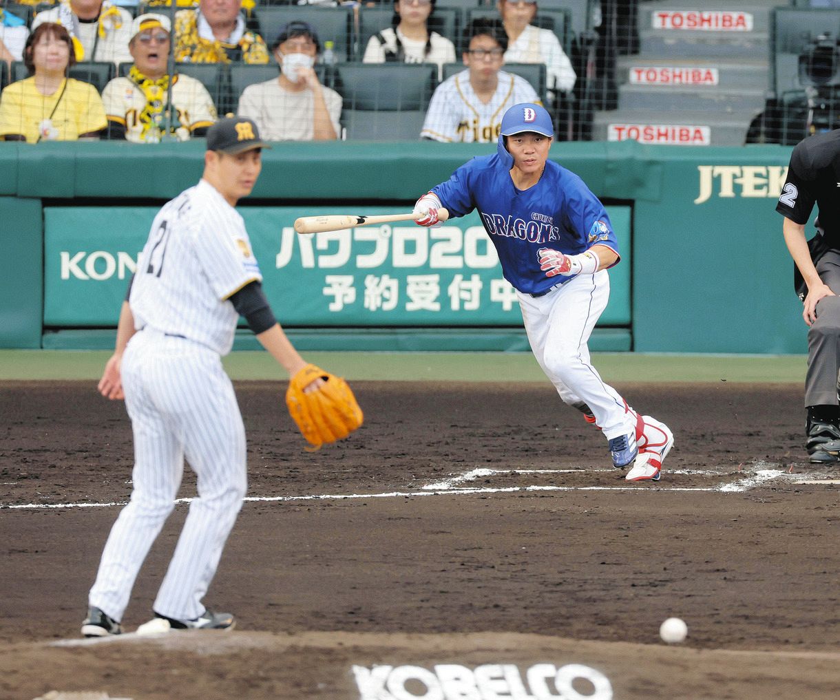 中日、大島洋平のタイムリーで6回勝ち越し！ 今季初スタメンの40歳